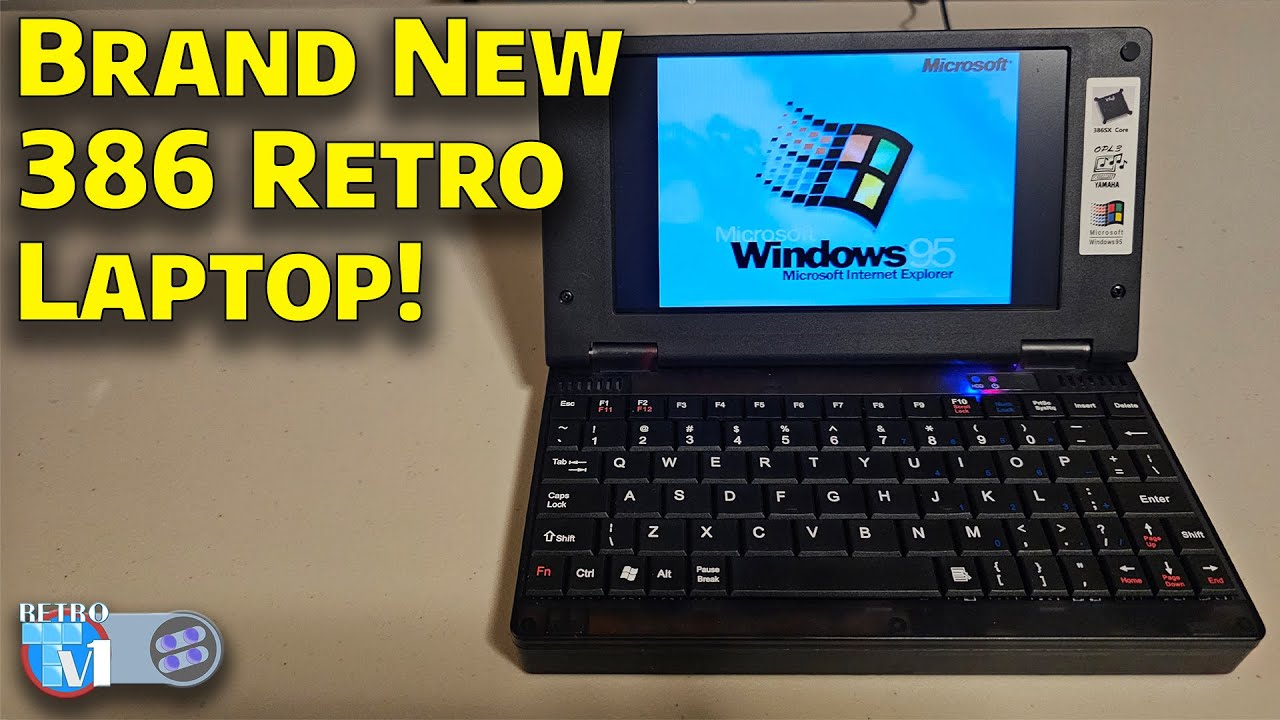 Pocket 386 - A NEW Modern Windows 95 & MS-DOS Laptop - Review & Unboxing - YouTube