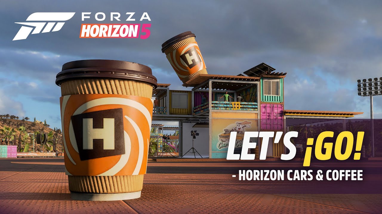 Forza Horizon 5: Let's Â¡GO! - Horizon Cars & Coffee - YouTube