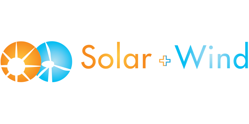 The logo of the event, Solar + Wind Power Finance & Investment