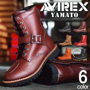 AVIREX アビレックス YAMATO ヤマト ワークブーツ ライダースブーツ バイク バイカーズ ブーツ メンズブーツ エンジニアブーツ 靴 メンズ