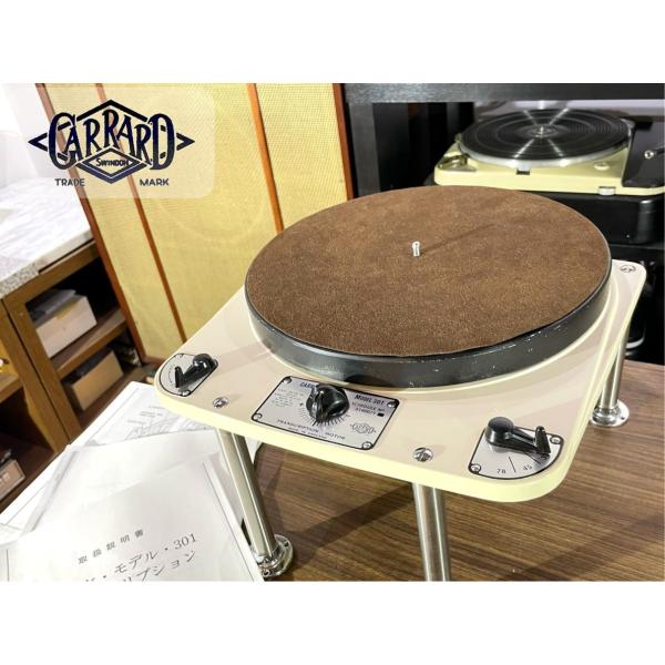 ターンテーブル GARRARD 301 グリースベアリングモデル 60Hz仕様 取付けボルト/取説付...