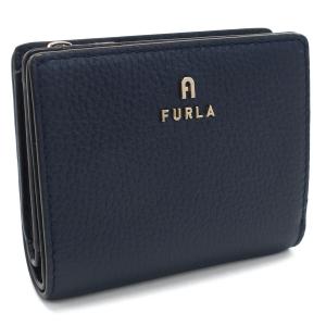 フルラ FURLA FURLA CAMELIA 二折財布小銭入付き　ブランド WP00307　HSF000　2676S MEDITERRANEO wallet-01｜bighit