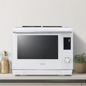 【9/5までポイント5倍】東芝 TOSHIBA 過熱水蒸気オーブンレンジ 石窯ドーム 30L グランホワイト ER-D3000A-W〈ERD3000A-W〉｜denkichiweb