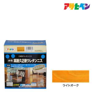 水性２液ウレタンニス　アサヒペン　６００Ｇセット　ライトオーク