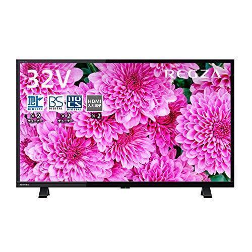 TOSHIBA 東芝 REGZA 32S24 32V型 液晶テレビ ハイビジョン 外付けHDD ウラ...