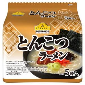 ▲▲トップバリュベストプライス　とんこつラーメン　5袋入×6個セット