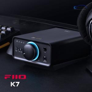 ヘッドホンアンプ DAC デスクトップ 小型 FiiO K7 ブラック 黒 小型 据え置き ヘッドフォンアンプ  デュアル構成 THX-AAA 788+