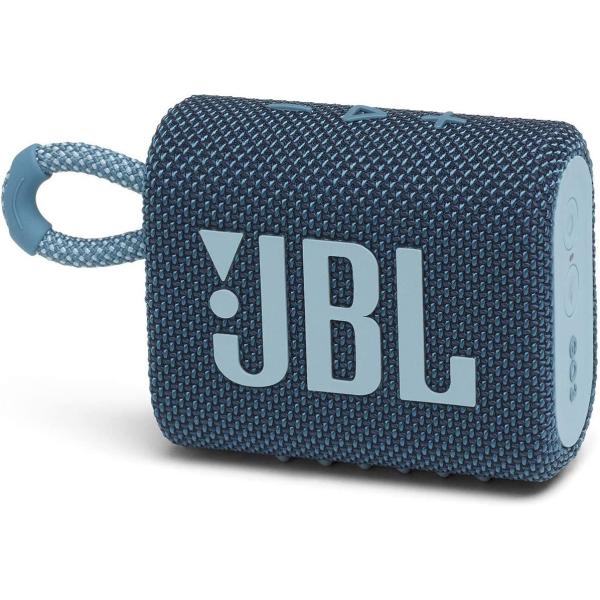 JBL GO3 Bluetoothスピーカー USB C充電/IP67防塵防水/パッシブラジエーター...