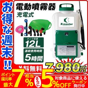 噴霧器 電動 12L 充電式 保証あり 背負式 バッテリー式 除草剤 農薬 背負い 園芸 消毒 除草 動噴 hnmk 国華園