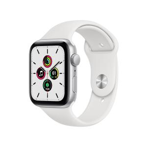 Apple Watch SE GPSモデル 44mm MYDQ2J/A ホワイトスポーツバンド[アップル][アップルウォッチ][シルバーアルミニウムケース][送料無料]