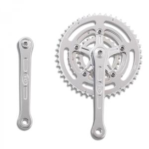 Velo Orange ベロオレンジ Grand Cru 110 Fluted Triple Crankset, 24x34x48t グランドクリュ トリプルクランクセット ヴェロオレンジ 自転車