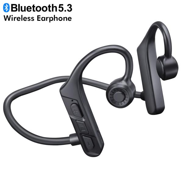 イヤホン ワイヤレス bluetooth5.3 ワイヤレスイヤホン 防水 スポーツタイプ マイク付き...