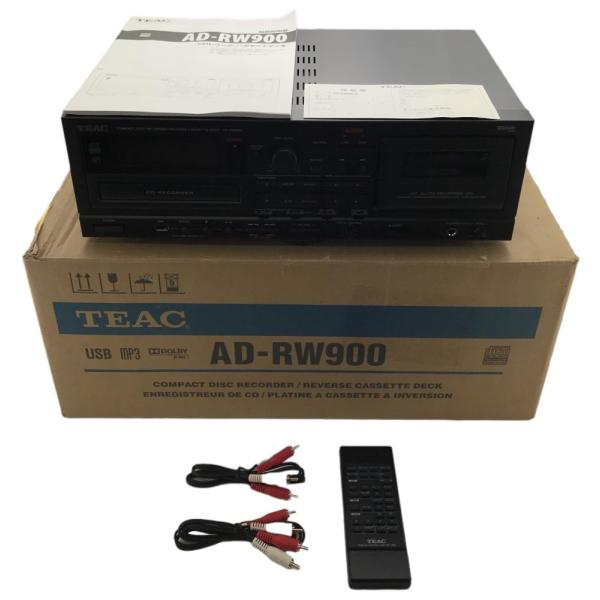 TEAC CD/カセットレコーダー USB接続対応 ブラック AD-RW900-B