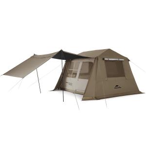 Naturehike 公式 ワンタッチ テント 大型 2?6人用 ?ロッジ型 UPF50+ パークテント キャンプ 設営簡単 uvカット 自｜utilityfactory