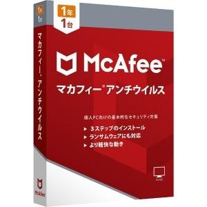 マカフィー マカフィー　アンチウイルス　１年版　［Ｗｉｎｄｏｗｓ用］ ＭＡＢ００ＪＮＲ１ＲＡＡＭ