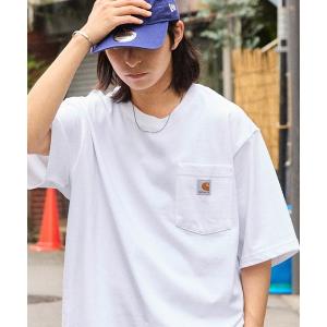 tシャツ carhartt/カーハート Workwear ビッグシルエット ポケット半袖 ロゴ Tシャツ  ワッペン トップス メンズ レディース