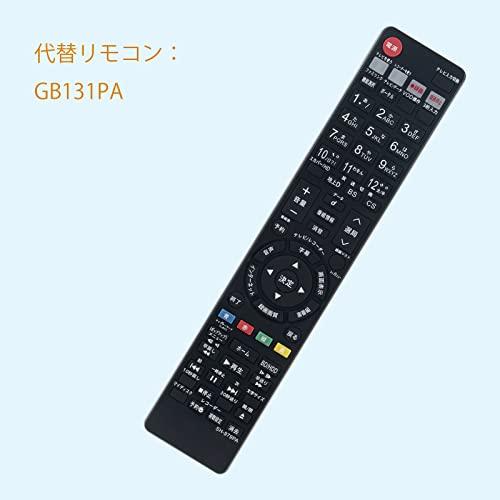 AULCMEET 代替品 GB131PA SHARP シャープ BD用リモコン BD-S560 BD-T1650 BD-T2600 BD-T3600 BD-W1600 BD-W2600 BD-W560 BD-W560SW｜around-store｜03