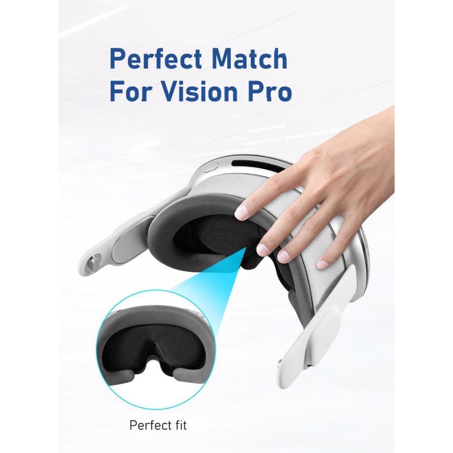 Apple Vision Pro レンズ保護カバー EVA素材 マルチカラー 保護ケース  VR・ARヘッドマウントディスプレイ ビジョンプロ ケース  傷防止 取り付け簡単｜coco-fit2018｜04