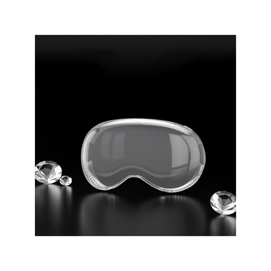 アップル Apple Vision Pro ケース カバー TPU クリア 保護ケース VR・MRヘッドセット 耐衝撃ケース ソフトケース オキュラス 耐衝撃 傷防止 取り付け簡単｜coco-fit2018｜03