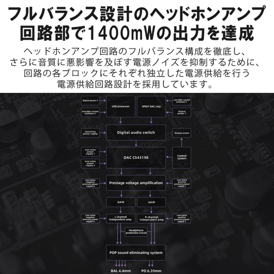 FIIO K11 Black フィーオ ヘッドホンアンプ バランス接続対応 DSD USB Type C RCA同軸 TOS光 高音質 (送料無料) | FiiO | 05