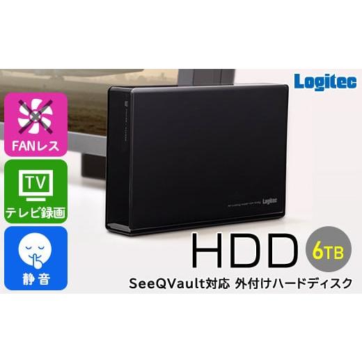 ふるさと納税 【086-01】ロジテック SeeQVault（シーキューボルト）対応 テレビ録画用  3.5インチ 外付けハードディスク 6TB【LHD-ENB060U3QW】｜furusatochoice｜02