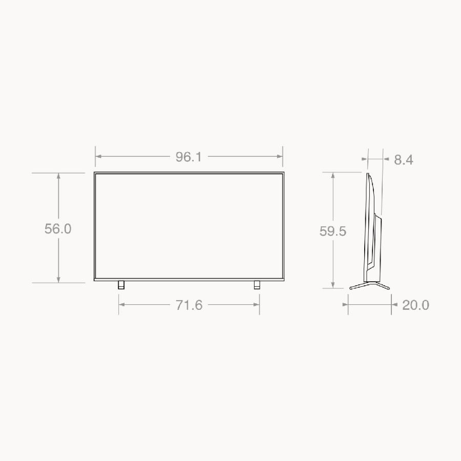 東芝 TOSHIBA REGZA レグザ 43V型 4K 液晶テレビ 43C350X｜gbft-online｜02