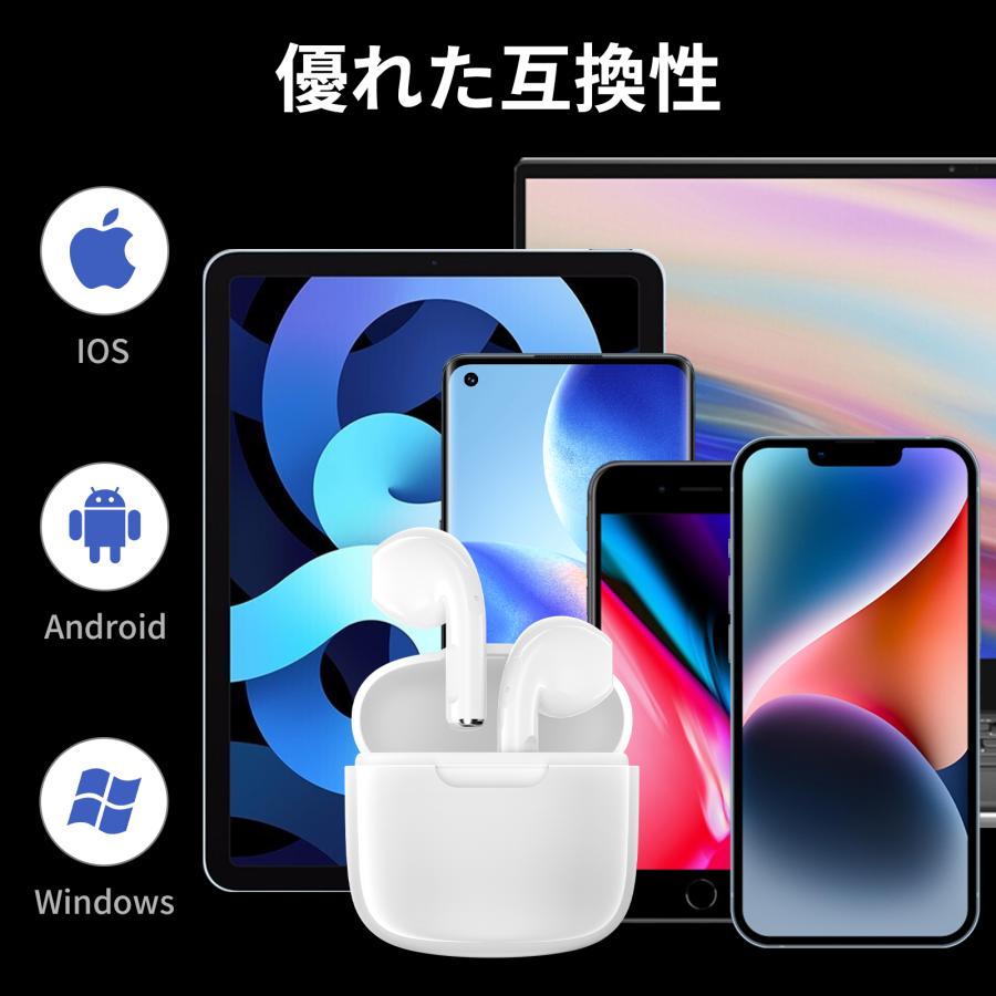 ワイヤレスイヤホン Bluetooth5.3 HiFi 高音質 超軽量 省工ネ iPhone Android対応 ワイヤレス イヤホン CSV8.0 自動接続 2024 母の日 プレゼント｜hope1993｜11