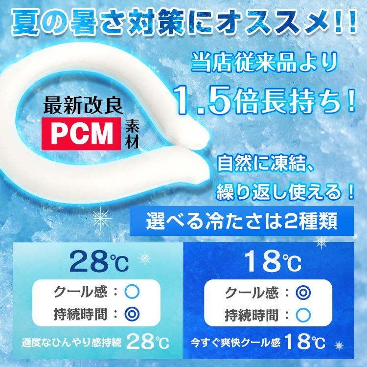 ネッククーラー クールリング 2024最強 首掛け 冷感リング 保冷剤 アイスネックリング 冷却グッズ ひんやり 首元 冷却 暑さ対策 熱中症対策 | 爽快リング | 02