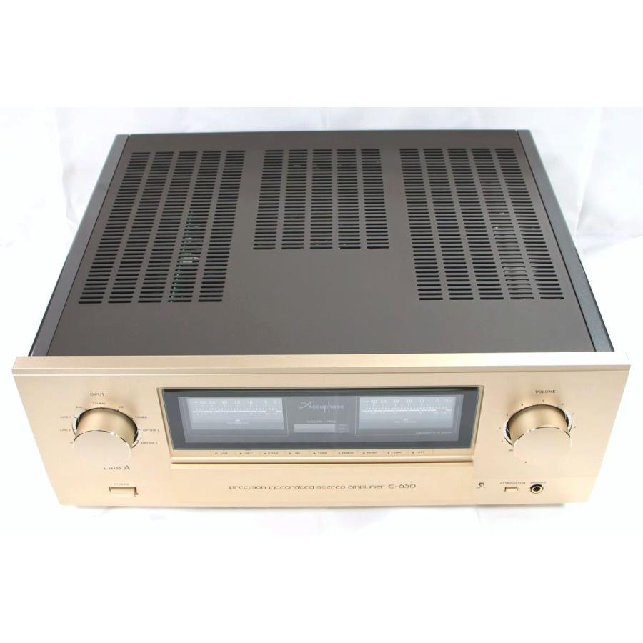 【店頭併売・中古】Accuphase プリメインアンプ E-650 ※中古保証6ヵ月｜union901｜05