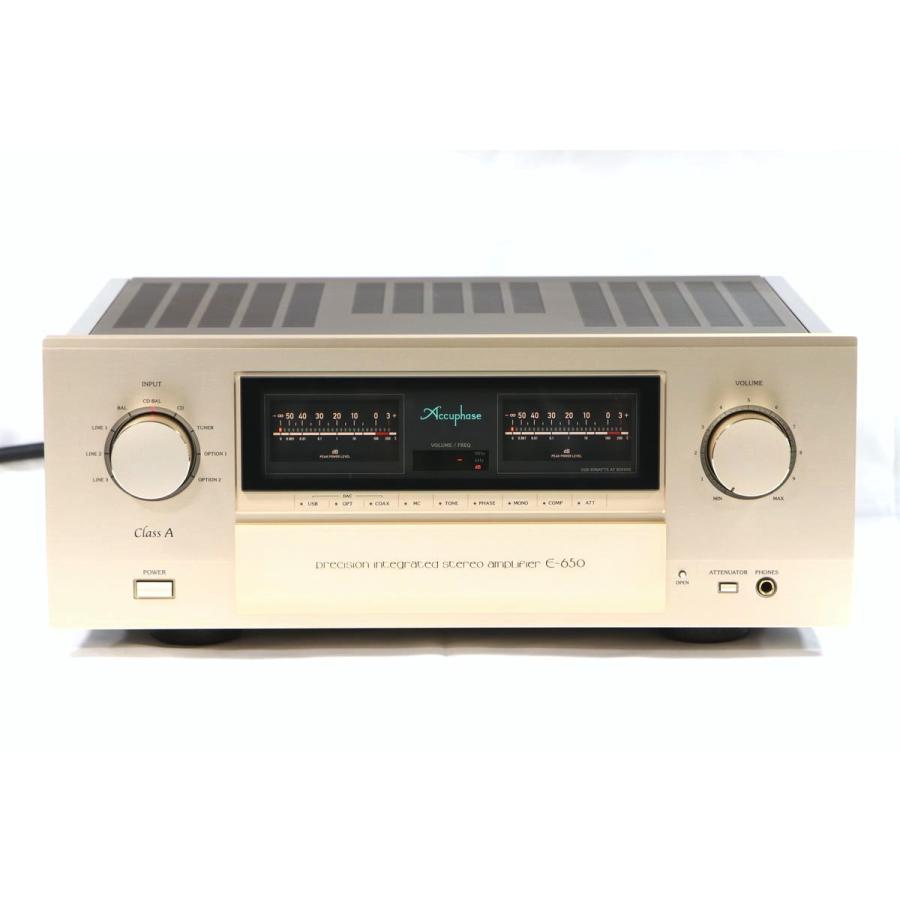 【店頭併売・中古】Accuphase プリメインアンプ E-650 ※中古保証6ヵ月｜union901