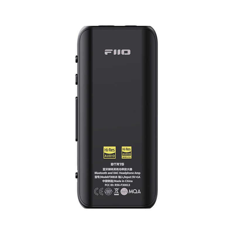 FIIO　Bluetoothレシーバー＆USB DAC搭載 ヘッドホンアンプ［ハイレゾ対応 /DAC機能対応］　FIO-BTR15-B｜y-kojima｜02