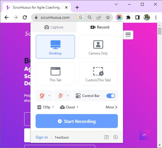 screen recorder Chrome extension