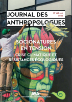 Socionatures en tension. Couverture, JdA, 168-169, 2022