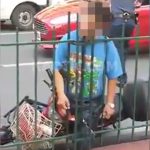 【閲覧注意】バイク運転中に転倒した男性、顔がフェンスに刺さってしまう･･･。