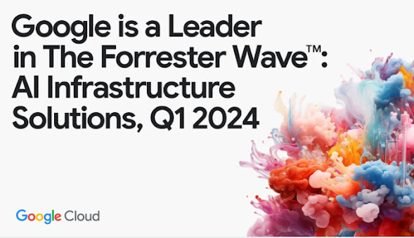 Google im Bericht „The Forrester Wave: AI Infrastructure Solutions, Q1 2024“ als einer der führenden Anbieter eingestuft