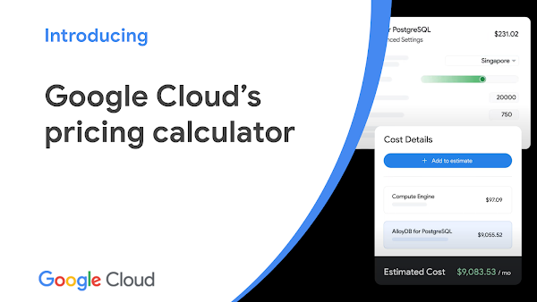 Google Cloud 가격 계산기 소개 동영상 