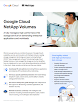 Primeira página do relatório de volumes do NetApp no Google Cloud 