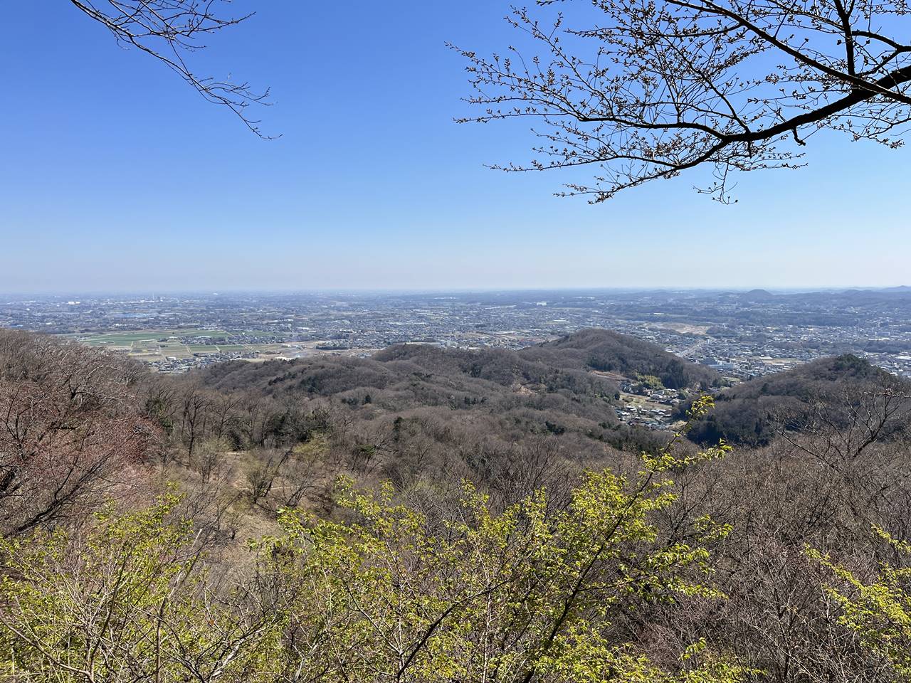 【奥武蔵】鐘撞堂山 山頂からの展望