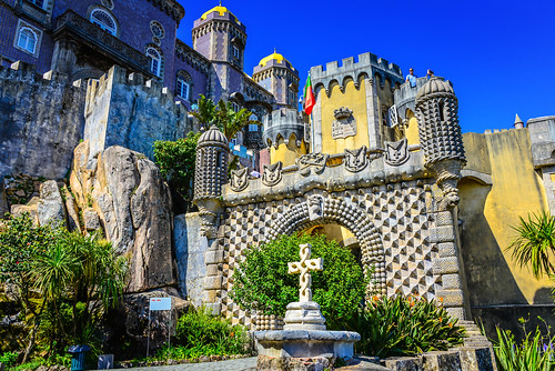 Main Gate of the Palácio Nacional da Pena - Sintra Portugal