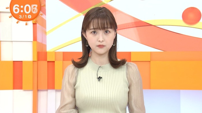 渡邊渚アナの爆乳3