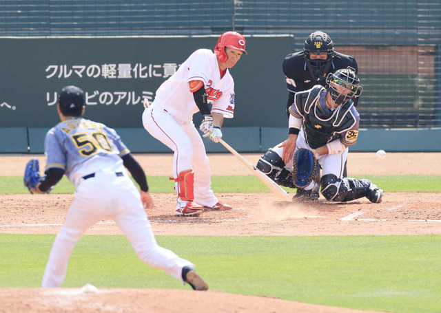 西川龍馬悪球打ち緒方孝市ダメ出し