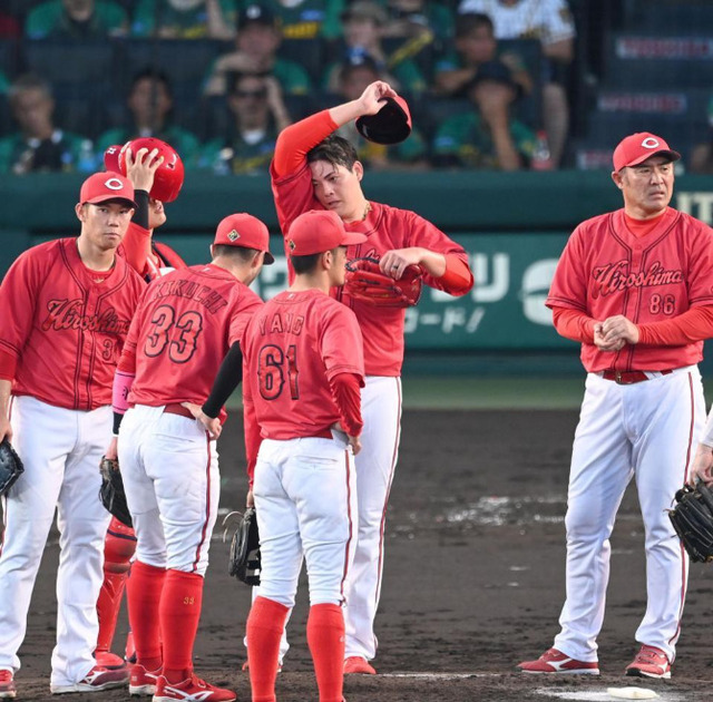 カープ九里6失点炎上