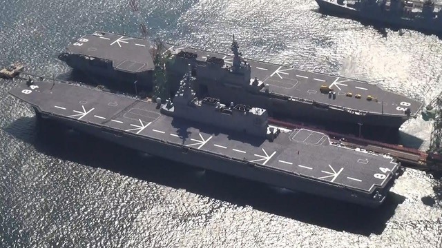 護衛艦かが入浴支援