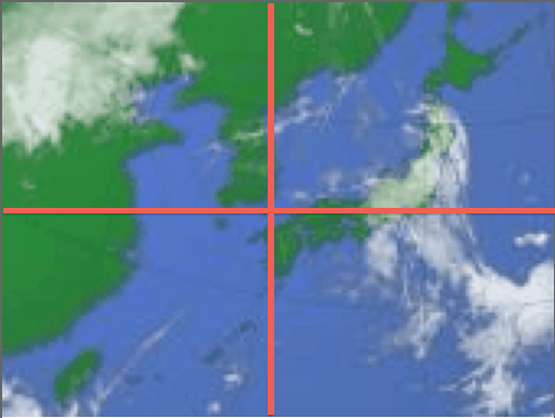 朝鮮半島が中心(拡大表示)