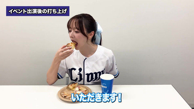 森香澄さんのセレモニアルピッチと食レポに密着 28