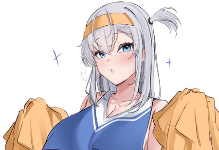 下乳チアガール涼月