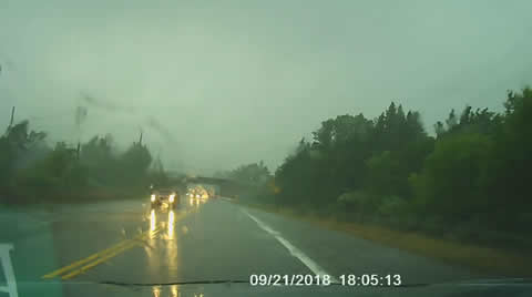 Car Gets Caught in Tornado's Path