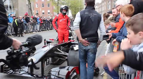 gumball 3000 F1 car breaks down epic