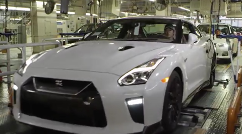 2017 Nissan GT-R at Nissan Tochigi factory