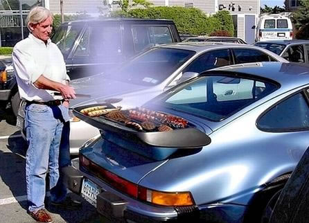 Porsche wing grill
